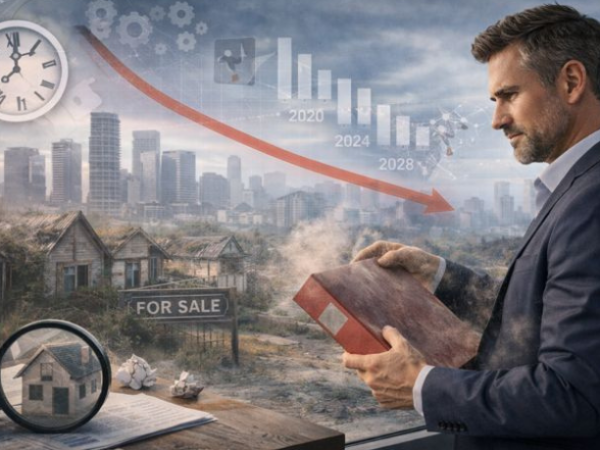 Alex Nabuco dos Santos analisa como decisões imobiliárias se deterioram sem revisão.