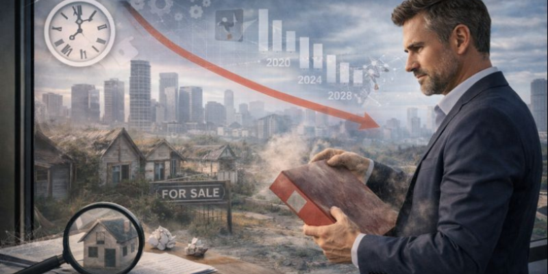 Alex Nabuco dos Santos analisa como decisões imobiliárias se deterioram sem revisão.